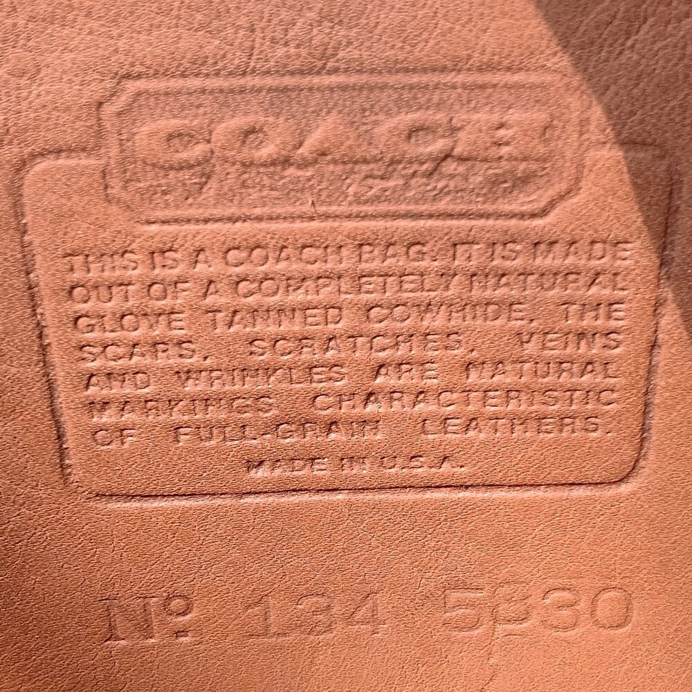 Vintage Coach 9635 Convertible Clutch/ leather bag - Picture 16 of 16